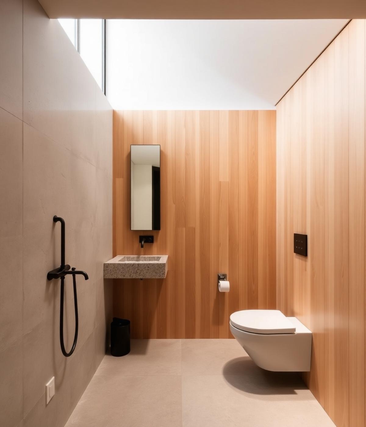 Minimalist bathroom