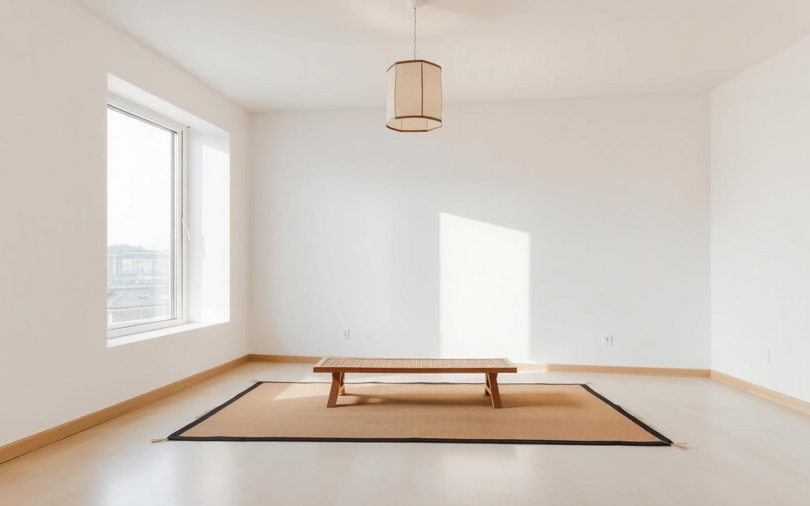 Minimalist living space